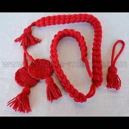 Red racket cord for shako...