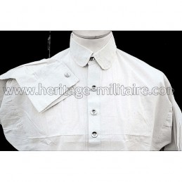 Shirt military white