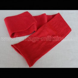 Echarpe de cou en laine rouge