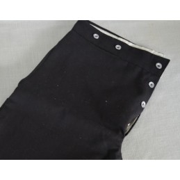 Pantalon en canevas noir