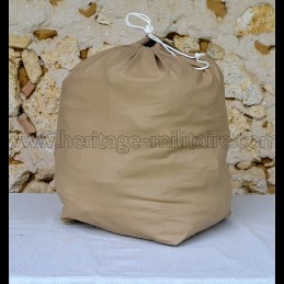 Light brown canvas bag with...