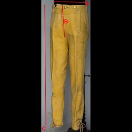 Deck pant, canvas, model long