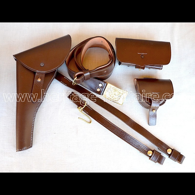 Stock Bureau - ALASSIO porte-documents MONACO, cuir de vache, marron
