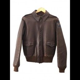 Leather jacket pilot USAAF...