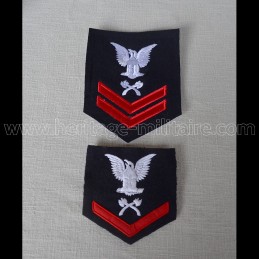 Patch US NAVY blanc sur...