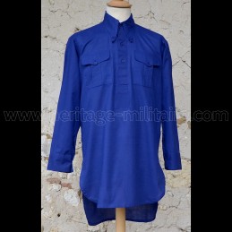 Chemise militaire bleu...