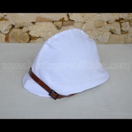 White Cotton helmet cover...