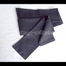 Black cotton tie for hussard