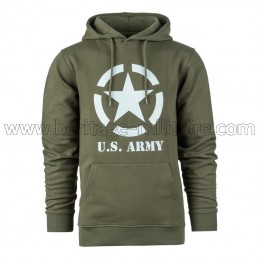 Hoodie Allied Star green