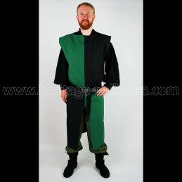 Tabard "Echiquier" VERT / NOIR