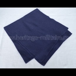 Navy blue wool scarf