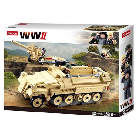 SLUBAN M38-B0681 German Armored Vehicle 4 in 1 - YWOBB