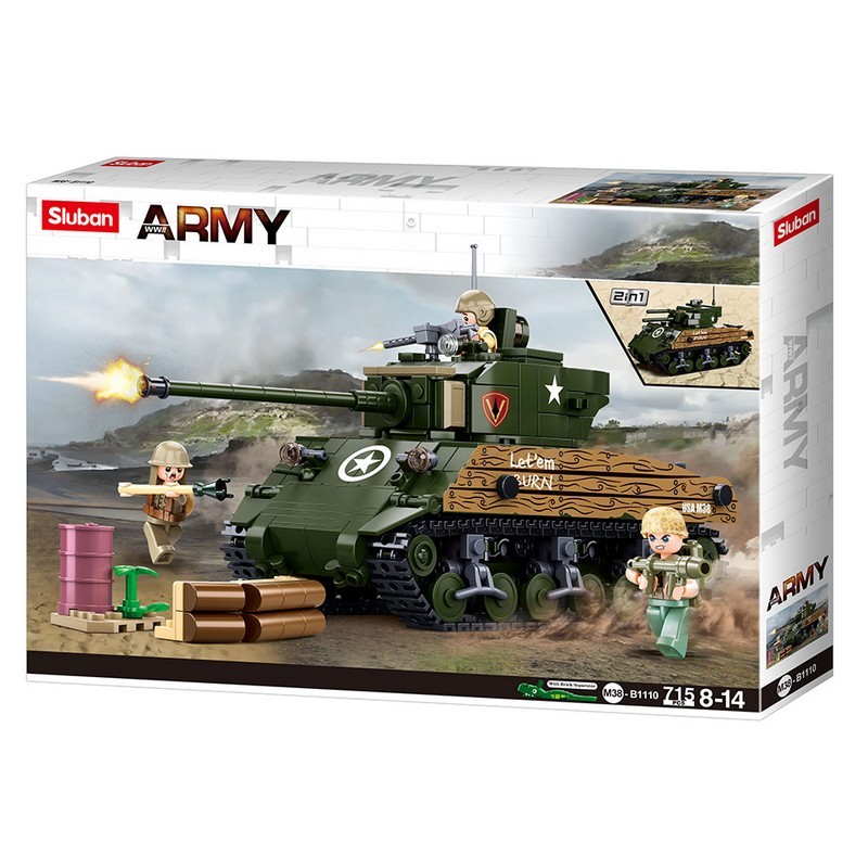 Rare et superbe char Sherman M4 A3 Calliope US Army 1944 Solido
