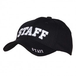 Baseball cap STAFF black