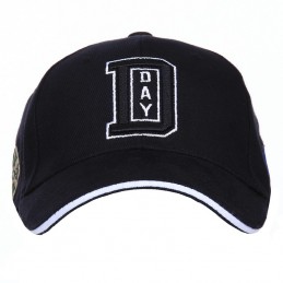 Casquette baseball D-DAY noir