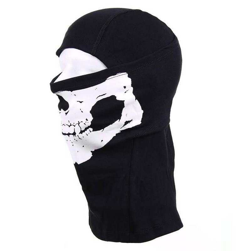 Cagoule noire Skull