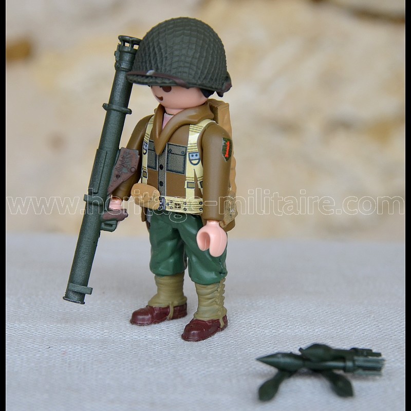 US Infantry Red Big One Bazooka Playmobil