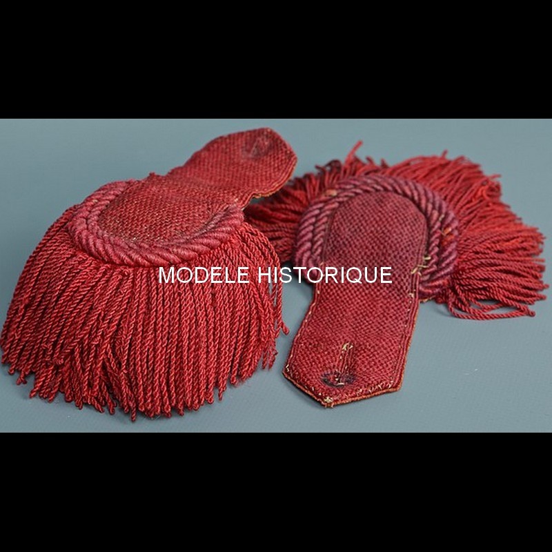 Epaulettes troupe 1er Empire blanche