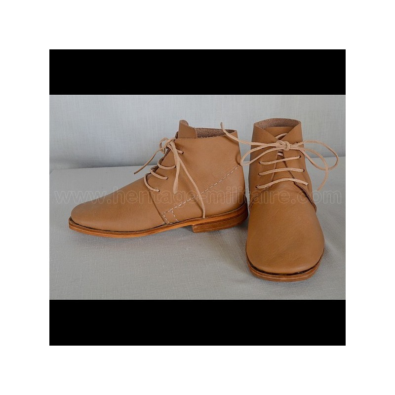 Brodequins d'infanterie modèle n°2 cuir lisse