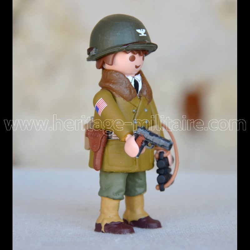 PLAYMOBIL U.S. CHIEF PETTY OFFICER BATAILLON DE PARACHUTISTES NEUF RIBER