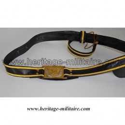 Ceinturon porte sabre d'officier de parade