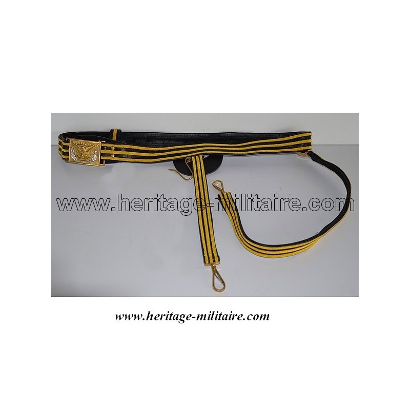 Ceinturon porte sabre d'officier de parade Ceinturon porte sabre d'officier de parade