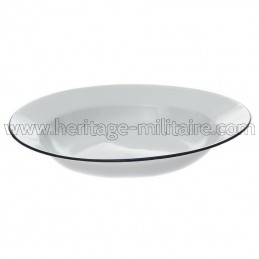 Assiette creuse émaillée...