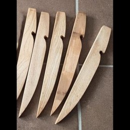 Lot de 5x piquets en bois