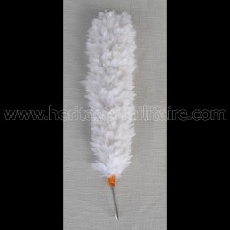 Plumet blanc 30 cm