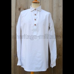 Shirt military white cotton...