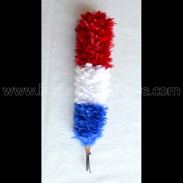 Plumet bleue blanc rouge 30 cm