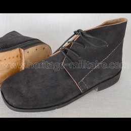 Infantry black leather...