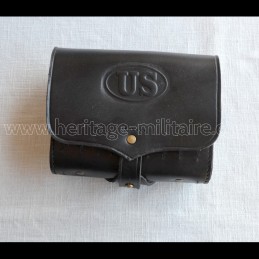 Leather ammunition pouch...