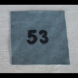 Patch en laine bleu horizon...