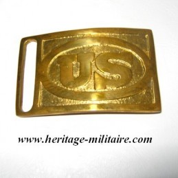 Buckle rectangular "US" 1872