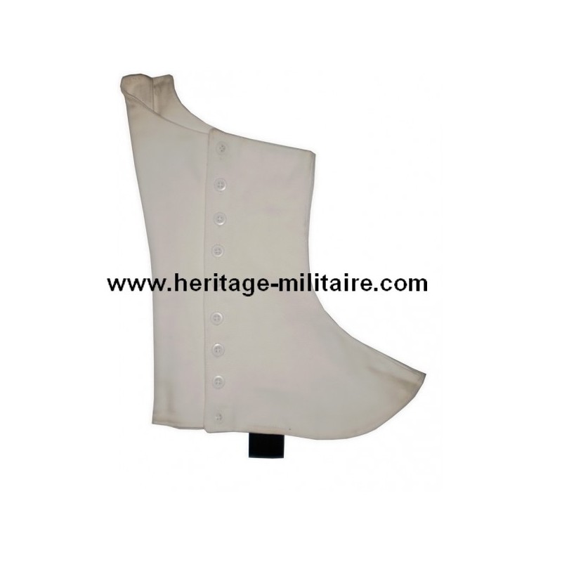 Gaiters parade in white linen