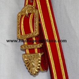 Ceinturon d'officier 1 Empire complet avec sabretache 