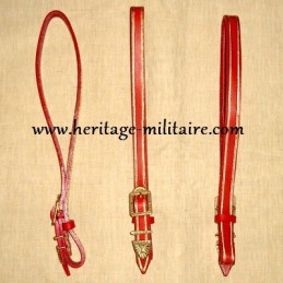 Sabretache straps officier with 2 keepers and braid