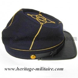 CS officer cap navy blue golden stripe