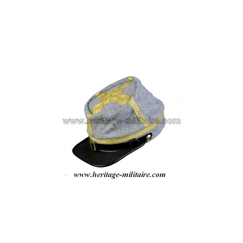 CS officer cap grey golden stripe