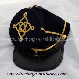 CS officer cap navy blue golden stripe bummer