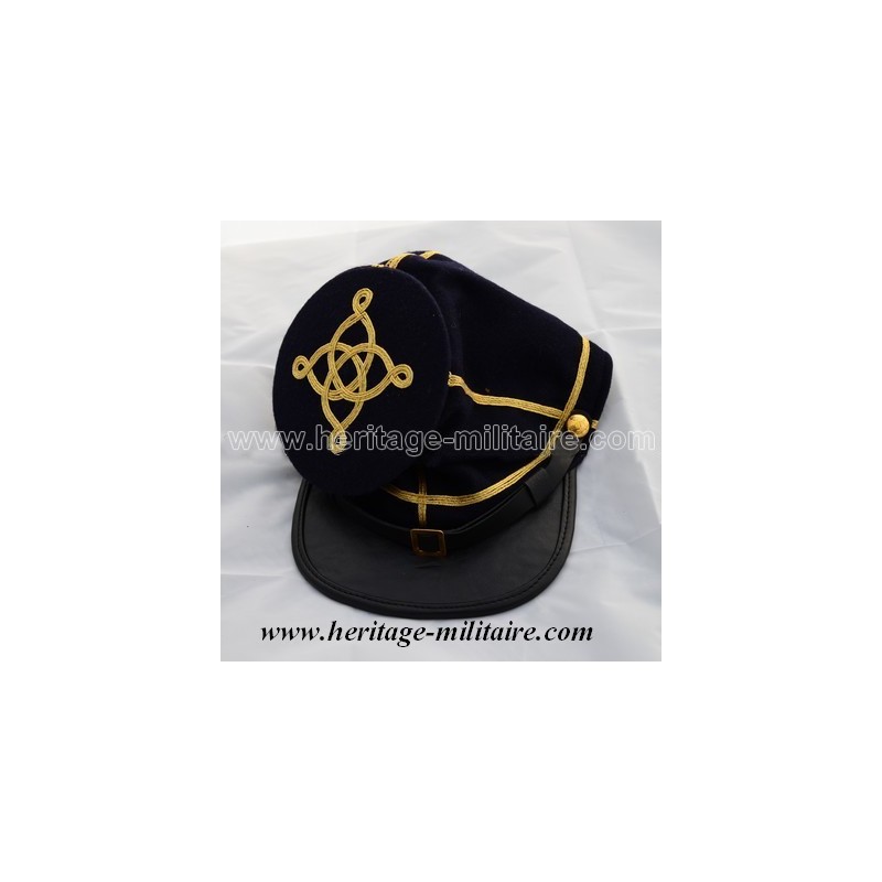 CS officer cap navy blue golden stripe bummer