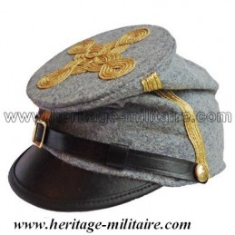 CS officer cap grey golden stripe bummer