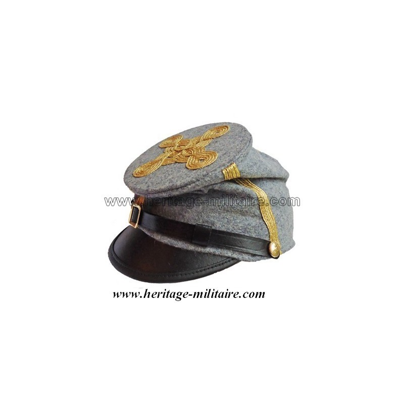 CS officer cap grey golden stripe bummer