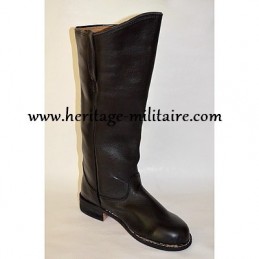 Cavalry boots model n°1 with round toe 