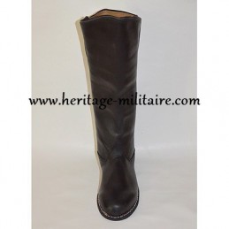 Cavalry boots model n°1 with round toe 