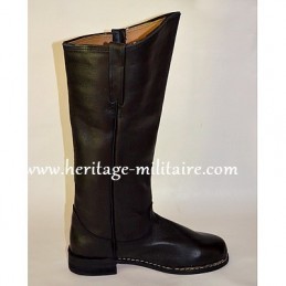 Cavalry boots model n°1 with round toe 