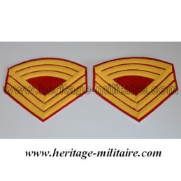 Chevrons des "Marines" et zouaves