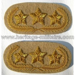 3 stars general collar tabs