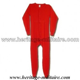 Long John underwear red